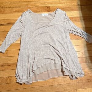 Cloud Chaser Cream Tunic Top